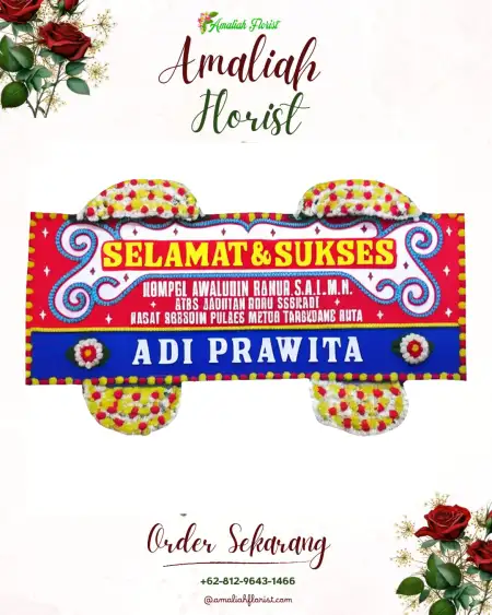 Papan Bunga Ucapan Selamat Ambal Ambil