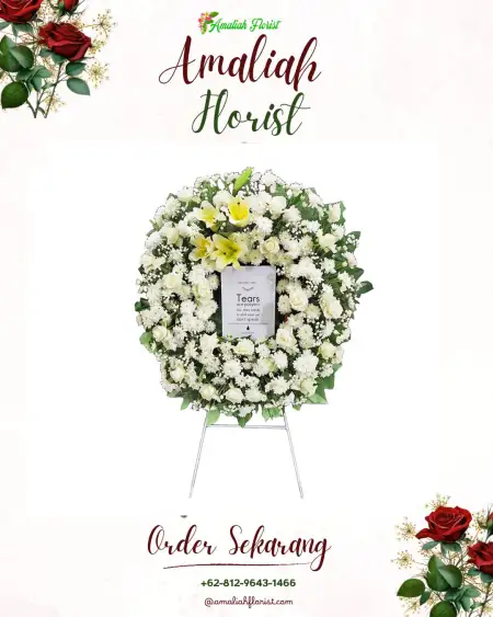 Krans Bunga Duka Ambal Ambil